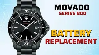 How To Change Battery MOVADO Series 800 Watch