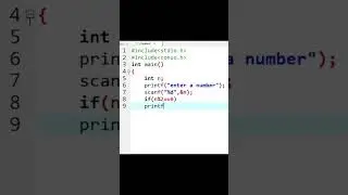 EVEN ODD PROGRAM USING C PROGRAMMING #cprogramming #coding #viral