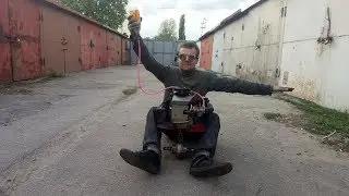 ROBI 55!  У мужика НЕ БЫЛО ЗАПЧАСТЕЙ, и вот КАК он ПРИДУМАЛ ОТРЕМОНТИРОВАТЬ мотоБЛОК  !!!