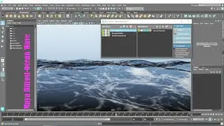 Maya 2023 Bifrost - How to create an Ocean wave & floating Boat in Maya & Adobe After Effcet part-01