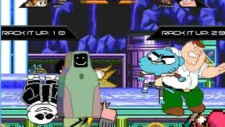 Mugen Battle 130 Team Smg4 vs Team Peter