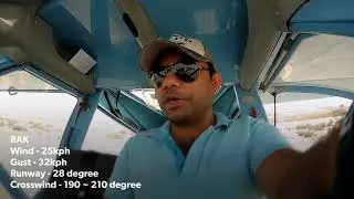 Gusty wind, flying my Aeroprakt LS32