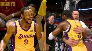 Bronny James SHUTS UP HATERS In Front Of Coach JJ Reddick 🔥 l Lakers vs Hawks