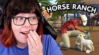 BABY GOATS, WINE CELLARS, & HORSES! // The Sims 4 Horse Ranch Expansion Pack Trailer Reaction