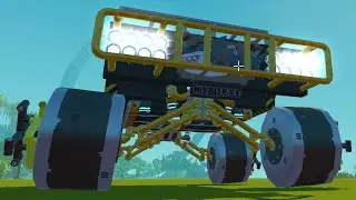 scrap machanic: monster truck with wishbone suspension