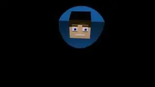 Maya Minecraft facial rig/render test