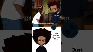 bro was speechless 😭🙏🏾  #shorts #youtubeshorts #theboondocks #funny #trending