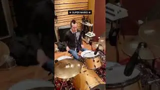 Super Mario Bros Drum Studio Jam 🥁😎🥁 #short #shorts #supermario #nintendo #drum #jam #drums #solo