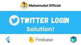 Flutter Bloc State Management And Firebase Full Course With Live Project | Twitter Login Solved