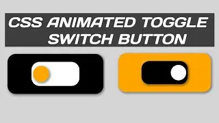 CSS Toggle Switch | How to design Animated Toggle Button using Html ,CSS,and JavaScript | Web Master
