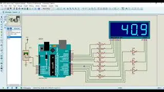 INTERFACING lm35 temperature sensor with arduino uno //Proteus tutorial