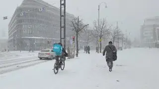 Winter Came Back!❄️🌨️☃️Some Heavy Snowfall in Helsinki, Finland (April 2024)