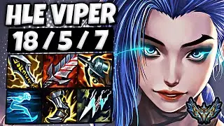 Jinx vs Zeri ADC [ HLE Viper ] Korea Challenger Patch 14.6 ✅
