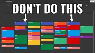 Why You Shouldn't Plan Your Days in a Calendar