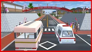 Campervan VS Ambulance || SAKURA School Simulator