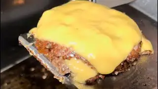 Smash Burgers on the Weber Traveler Gas Grill