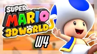 SUPER MARIO 3D WORLD Co-op Playthrough (World 4)