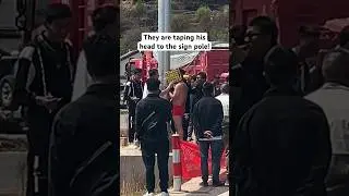 Chinese man got eggs thrown at him as part of a wedding tradition 🇨🇳