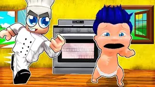 👨‍🍳 BEBEK OLDUK AŞÇILAR KOVALADI! 👨‍🍳 #3