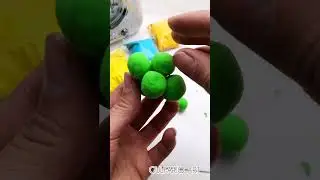 Делаем "Веселое Брокколи" из воздушного пластилина