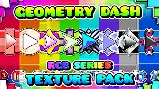 TEXTURE PACK RGB SERIES [#3] 🎨 | Geometry Dash [2.11]