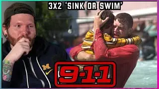 I was STRESSED! | First time watching 9-1-1 REACTION 3x2 'Sink or Swim'