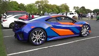 Acura NSX | Crazy wrap! | Glen Island Car Meet | Featuring @Stylinginnyc