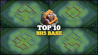 TOP 10 BUILDER HALL5 (BH5) BASE | BH5 BASE COPY LINK - CLASH OF CLANS