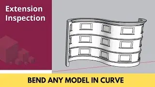 shape bender plugin tutorial  | bend  any model in curve