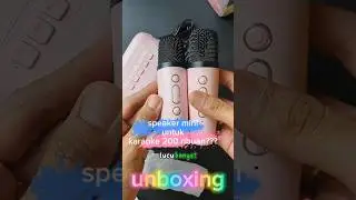 unboxing speaker mini bisa karaoke part1 #unboxing#speaker#speakermini #karaoke @Riaanggraini-uu1tf