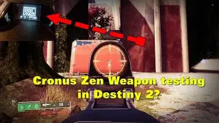 Cronus zen weapon testing in destiny 2