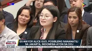 Dating Bamban mayor Alice Guo at 30 iba pa, kinasuhan ng money laundering sa DOJ