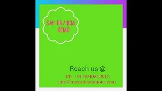 Sap Hr/Hcm Training |sap Best training institute |What is sap ?| Institutes in Hyderabad -9949812813