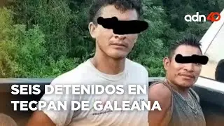 Detienen a seis hombres involucrados en los enfrentamientos en Tecpan de Galeana