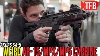 A Sig MPX, AR-15, and HK MP5 Combined? The Akdas SA-9 [IWA 2022]