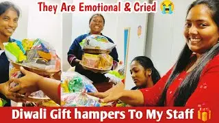 Diwali Gifts To My Employees 🎁 They Are Embraced & Emotional 😭 | SN Gifts | SettuNadhiya |SuperNanba