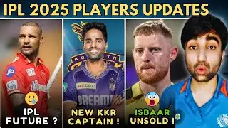 IPL 2025 News: Shikhar Dhawan IPL Future ? Suryakumar Yadav NEW KKR Captain😱! Mega Auction Updates