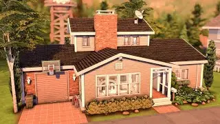 Mid-Century Family Home 🏡 The Sims 4 Speed Build | No CC