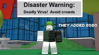 They really added the pandemic | Roblox Natural Disaster Survival