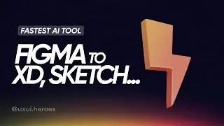 Figma to Adobe Xd, sketch in just 2mins using figma plugins 