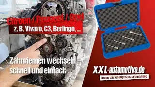 Teil 1: Steuerzeiten beim DV5 Motor mit Spezialwerkzeug (Citroen, Peugeot, Opel, ...)
