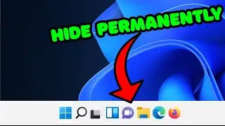 HOW TO HIDE WINDOWS 11 TASKBAR PERMANENTLY