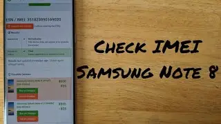 How to check for a blacklisted Note 8