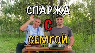 СПАРЖА С СЕМГОЙ НА УГЛЯХ!!!