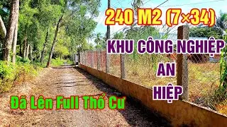 Đất Nền 240 m2 (7×34) Sát Bên Khu Công Nghiệp An Hiệp Đường Oto Cách Quốc Lộ 60m Đã Lên Full Thổ Cư