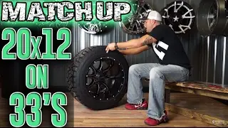 Custom Offsets Match Up: 33x12.5 on 20x12