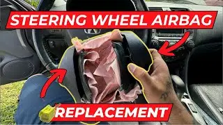 How To Remove Replace Steering Wheel Airbag 2007 Honda Accord (2003-2007)