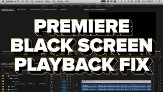 How to Fix BLACK PLAYBACK SCREEN Premiere Pro (Blank Screen Premiere Pro CC) Fix 100% | Tech vaiya