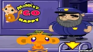 Monkey GO Happy Ninja Hunt - Stage 2 Walkthrough