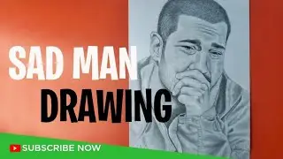 Drawing A Man Potrait Pencil Sketch - Time-lapse | Sketch Zone